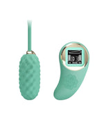 Vivian Vibrating Egg with Digital Screen Remote Control Green