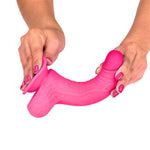 Slidy Realistic Dildo Dual Layer Retractable and Adjustable 7