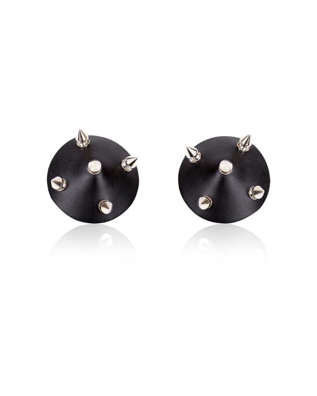 Nipple Covers with Spikes Black