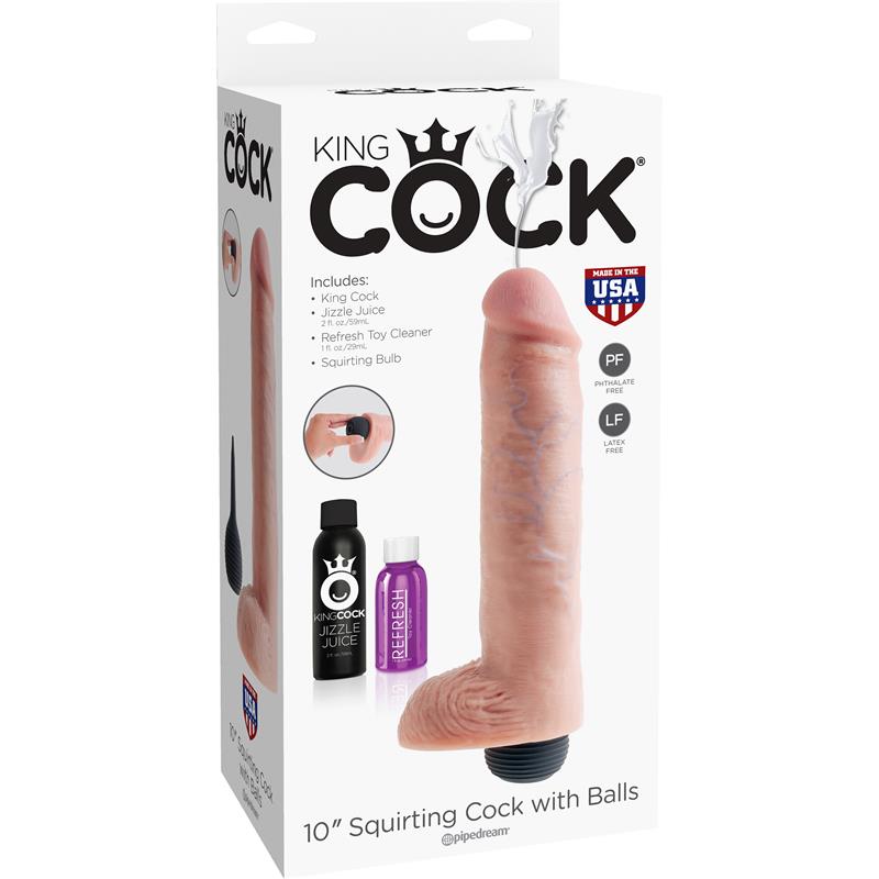 Squirting Reaslitic Dildo with Testicles 10