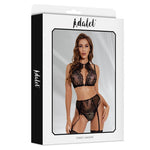 Evelyn Bra Open Panties and Garter Set
