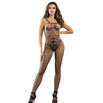 Katia Fishnet Bodystocking with Geometric Patterns