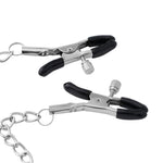 Nipple Clamps with Daddy Word Pendant