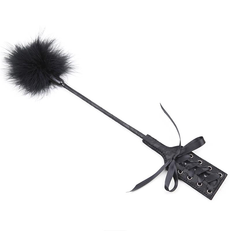 Feather Tickler and Lace Ribbon Paddle