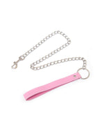 Metal Chain Leash Pink 65cm