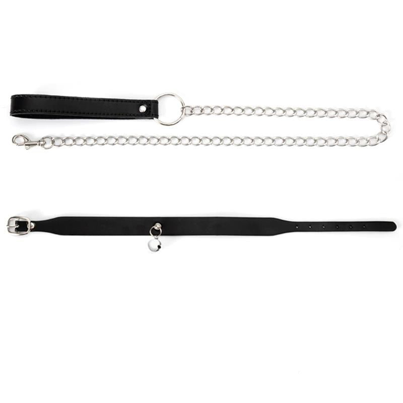 Collar with Bell and Leash