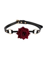 Gold Metal rose gag Ball