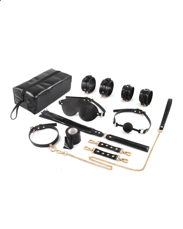 Bondage Kit with 8 Pcs with Storage Bag