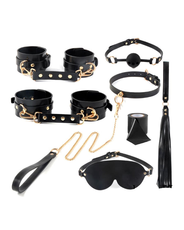 Bondage Kit with 8 Pcs with Storage Bag