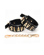SLAVE Ankle cuff with Golden Chain
