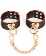 Wrist Cuff with Golden Chain