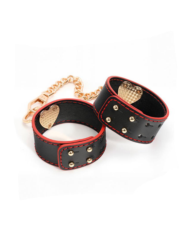 Wrist Cuff with Golden Chain