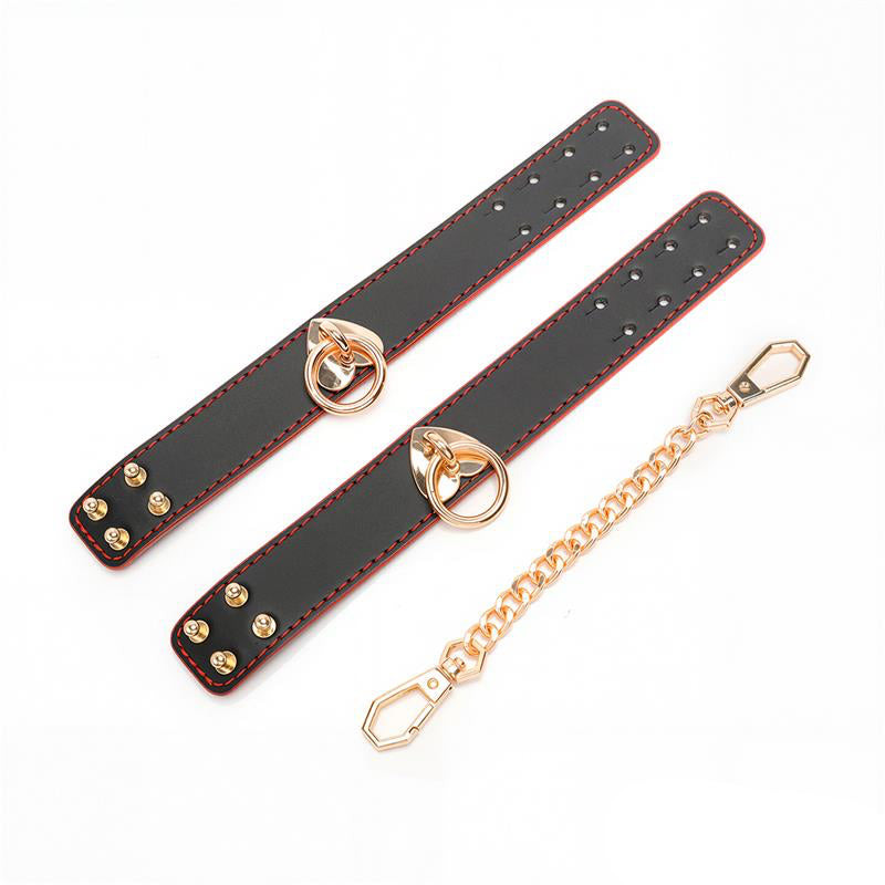 Wrist Cuff with Golden Chain