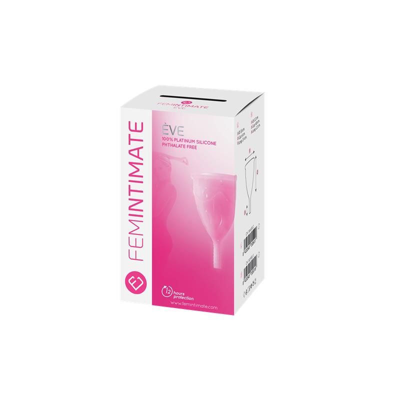Menstrual Cup Eve Pink Size L Platinum Silicone