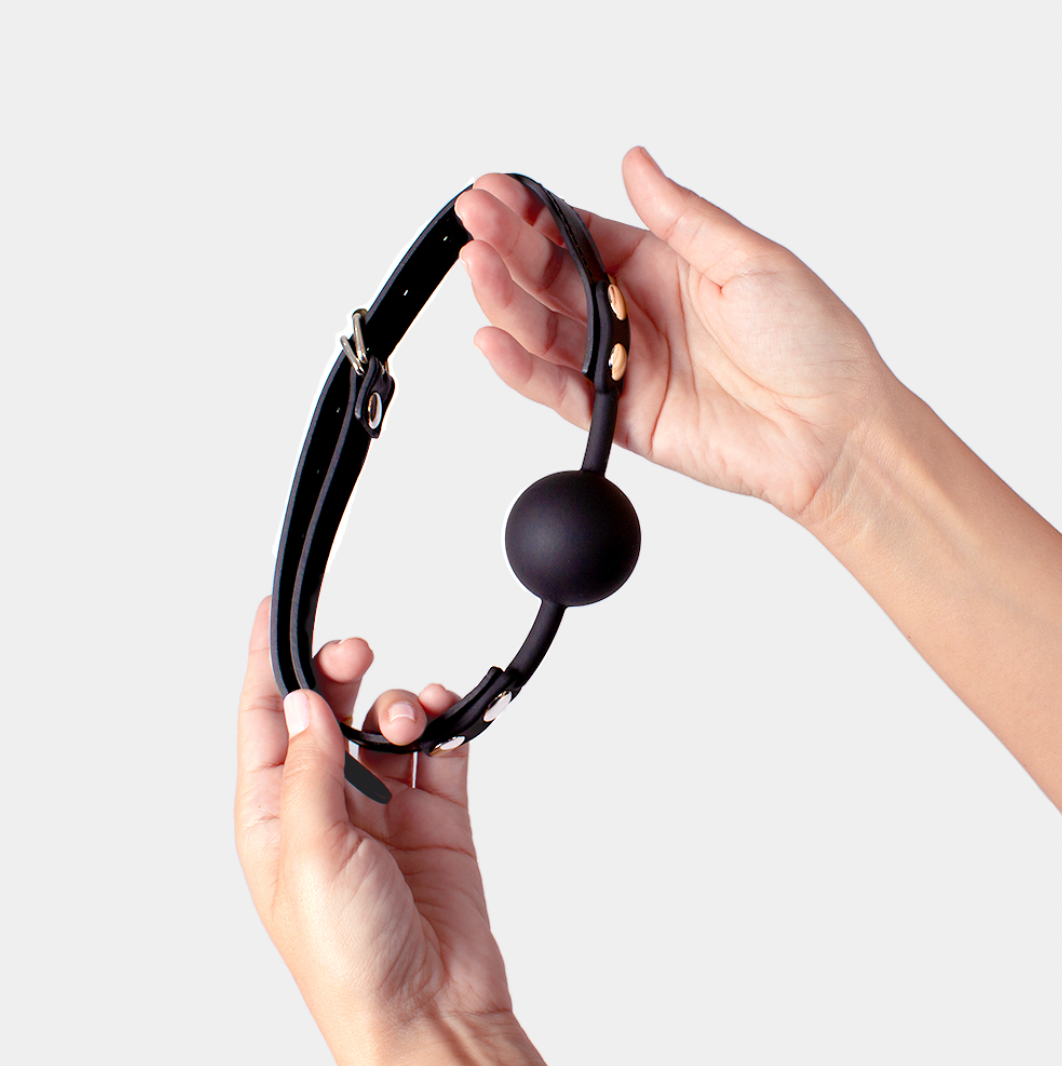 Solid Silicone Ball Gag